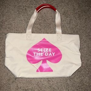 Kate Spade canvas tote bag EUC